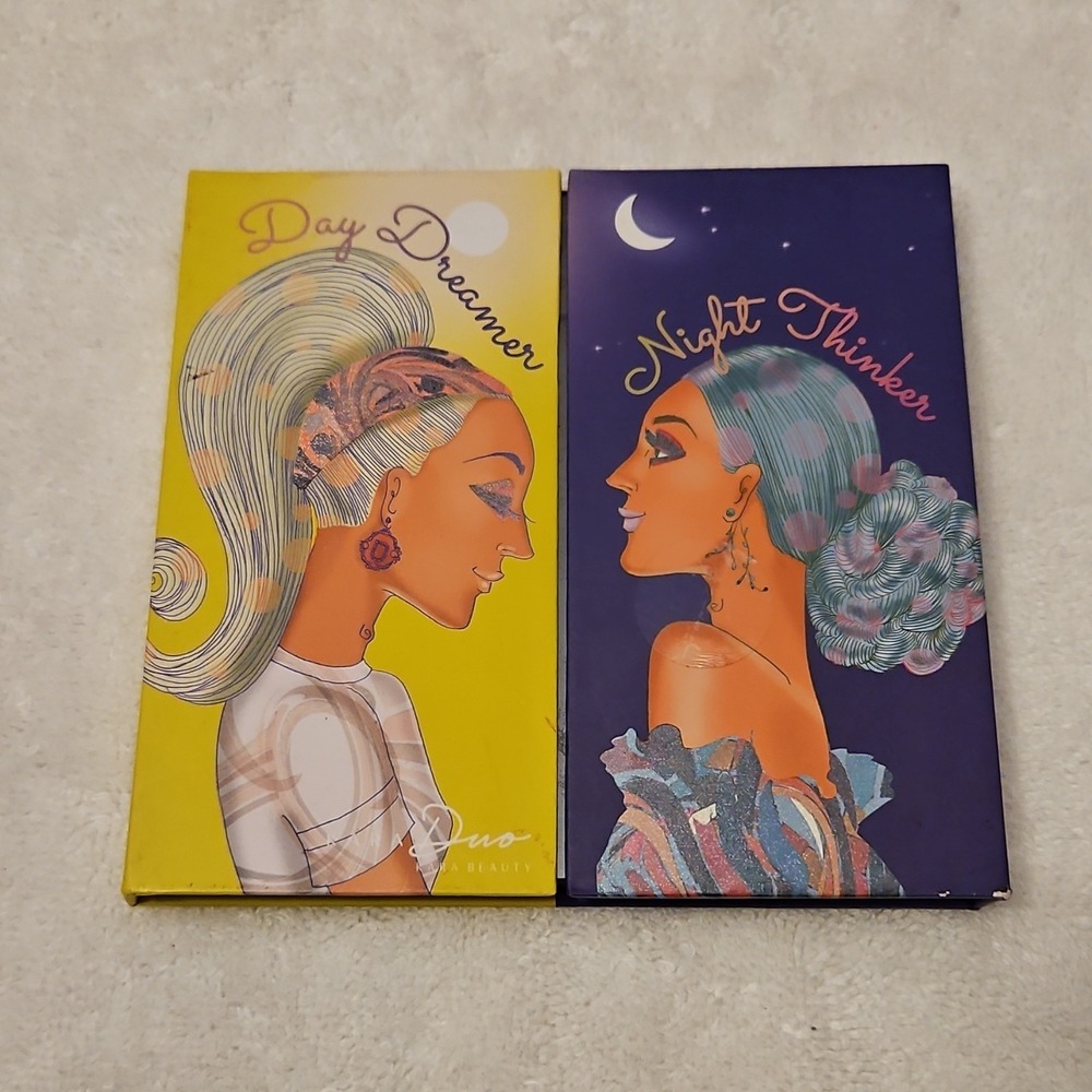 Kara Beauty Duo Eyeshadow Palette Day Dreamer Night Thinker Matte Shimmer